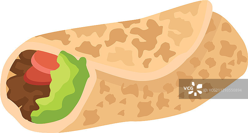 美味的墨西哥卷饼传统美食图片素材