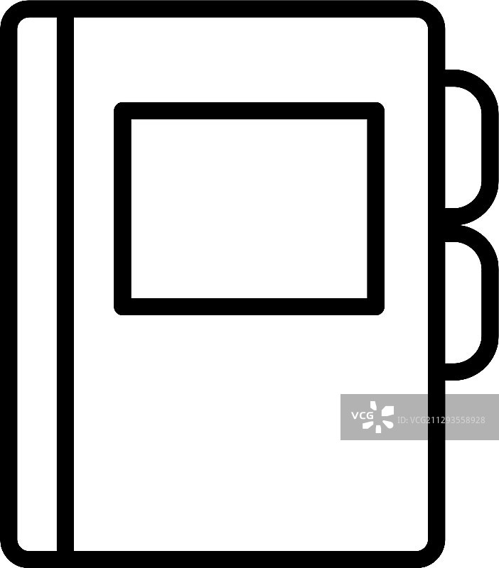 议程日记线条样式图标图片素材