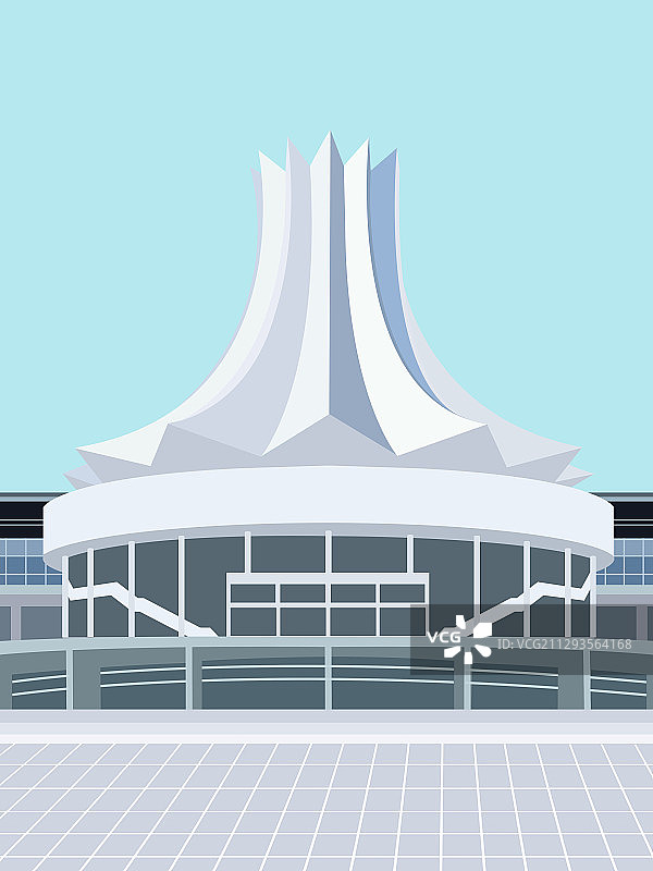 广西南宁地标建筑-会展中心图片素材