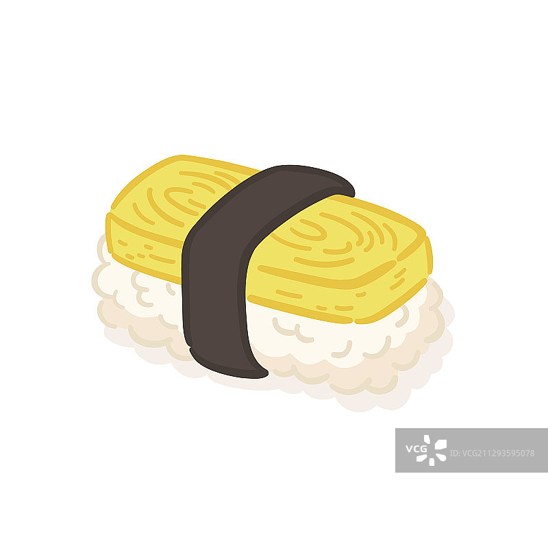 日式玉子寿司图片素材