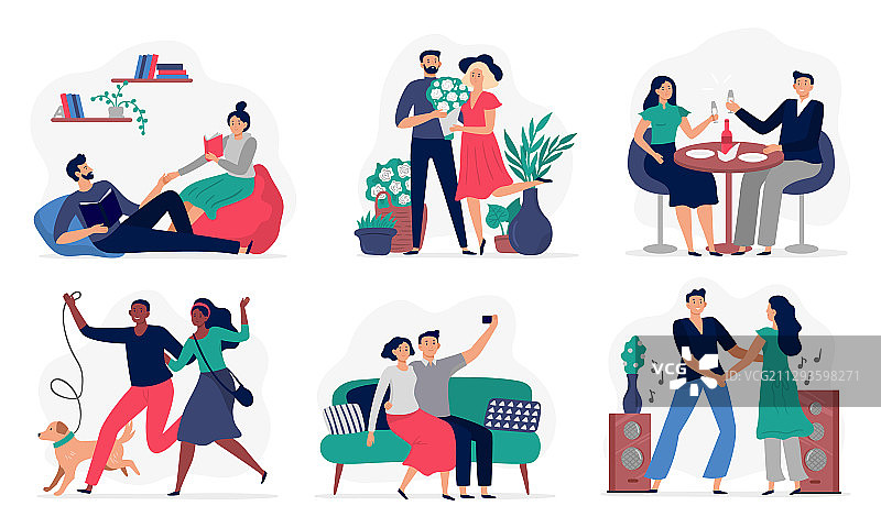 情侣共度美好时光图片素材