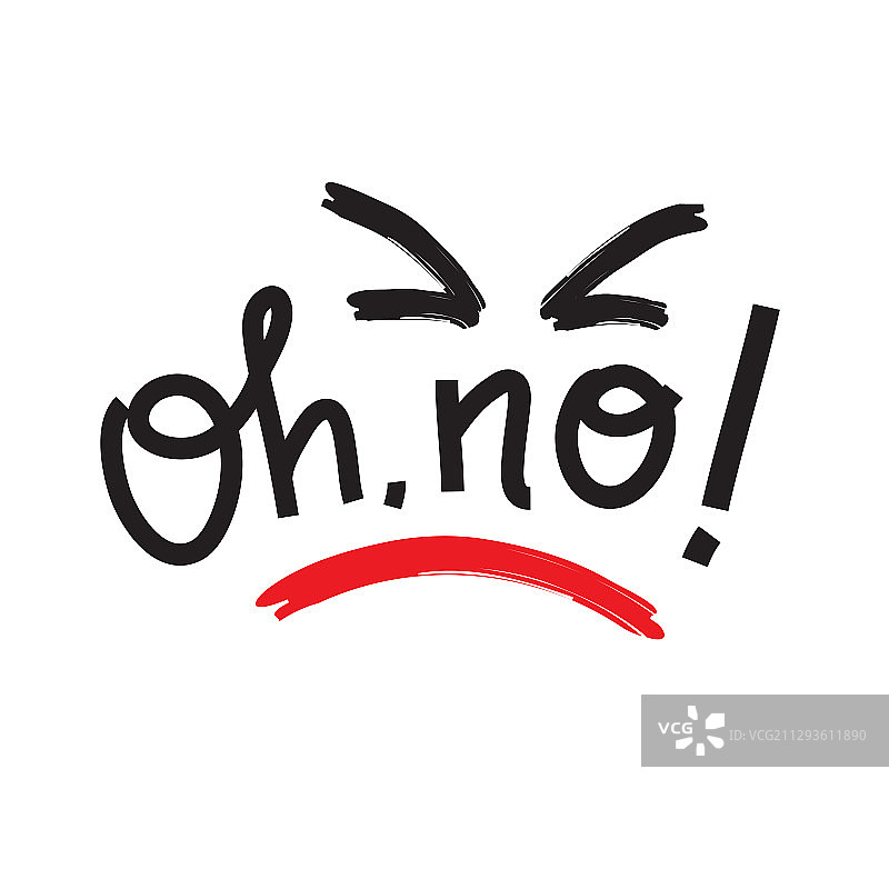 OH NO - 情感激励语录图片素材