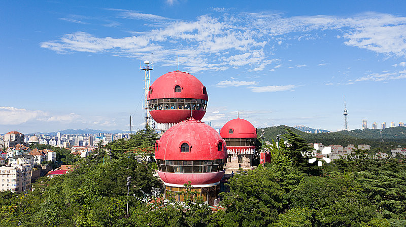 青岛信号山公园图片素材