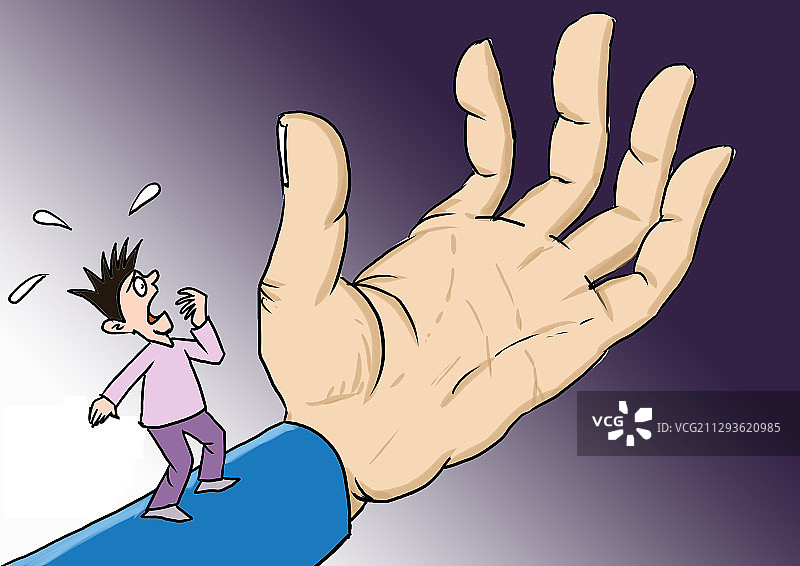 插画：23难逃魔掌图片素材