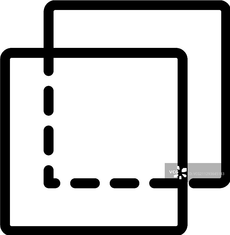 透明图层图标轮廓图片素材