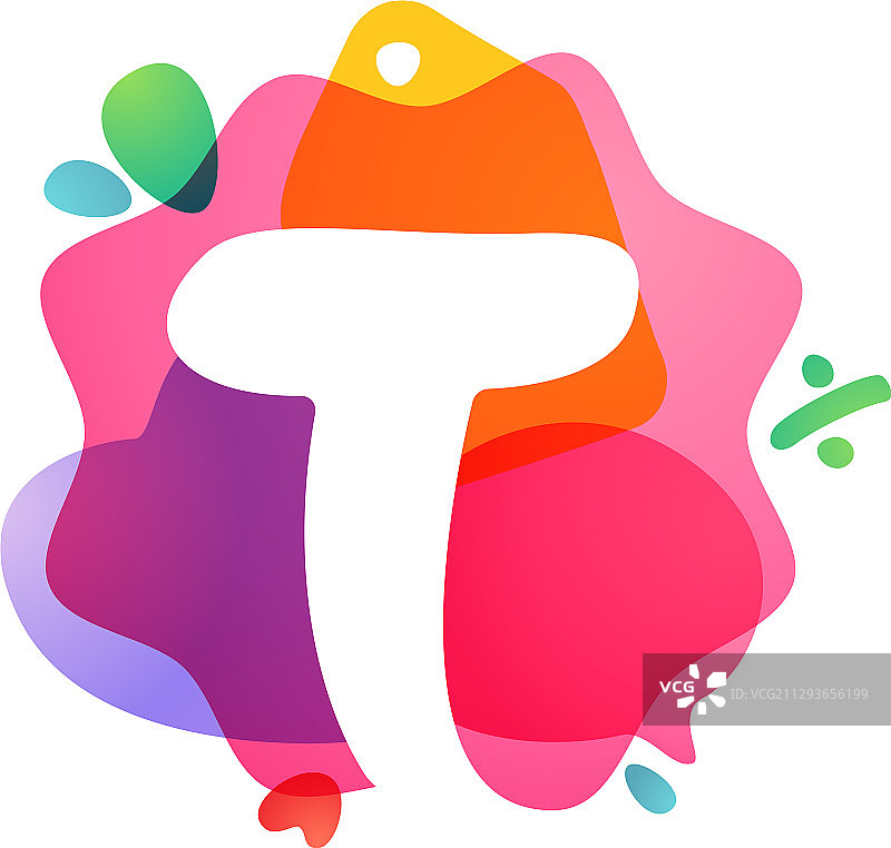 促销图标重叠字母T标志图片素材