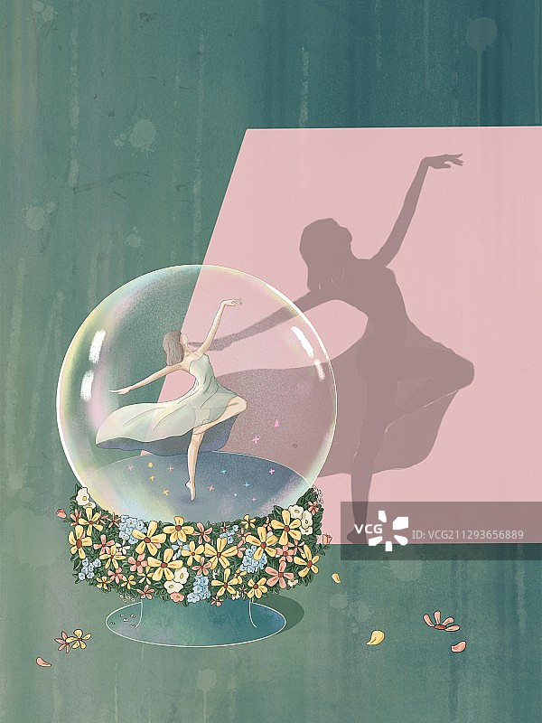 跳舞女孩图片素材