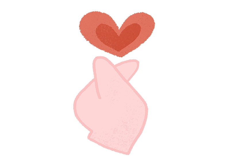 手势比心桃心爱心爱情元素图片素材