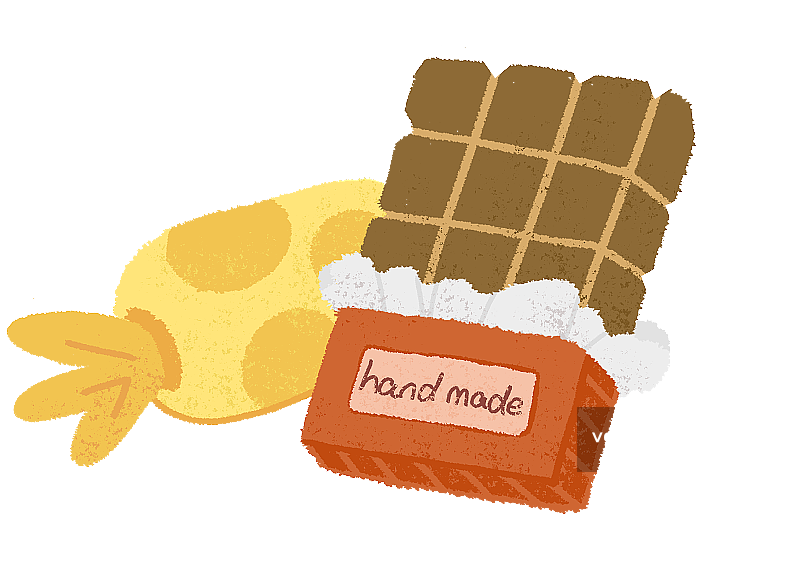 糖果巧克力爱情手工制元素图片素材