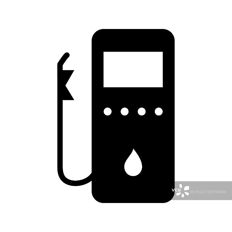 独特的加油站标志符号图片素材