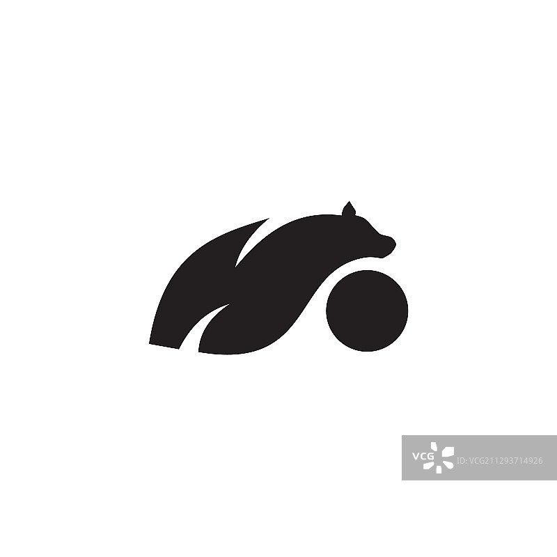 熊标志设计模板图片素材