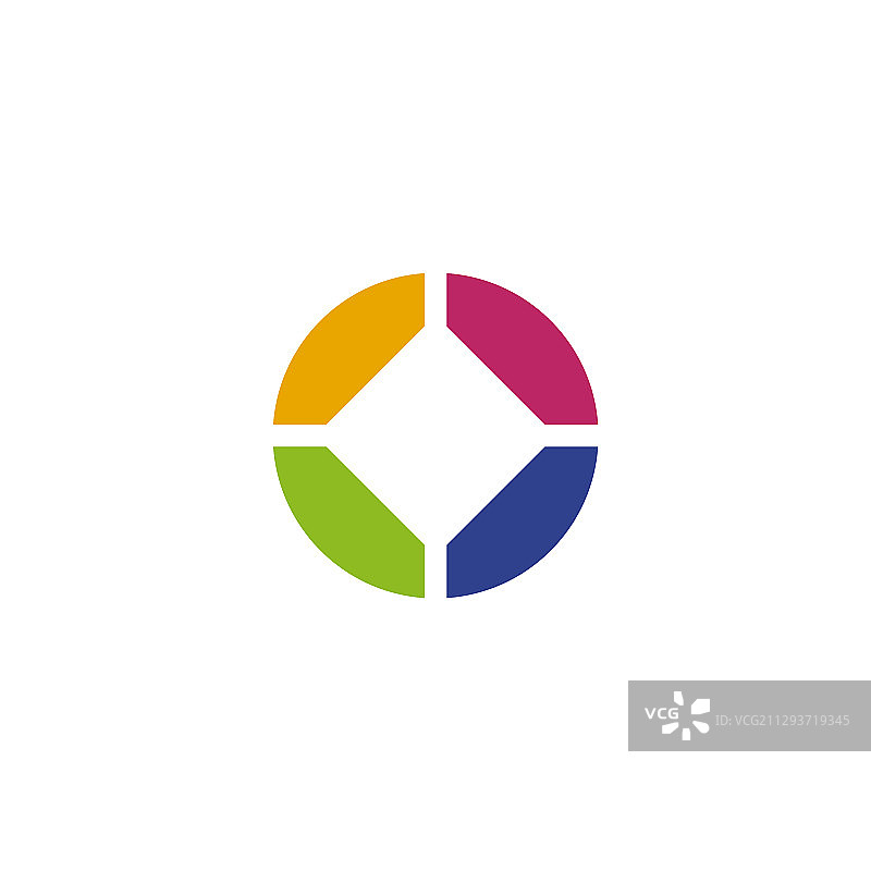 字母O初始图标标志设计模板图片素材