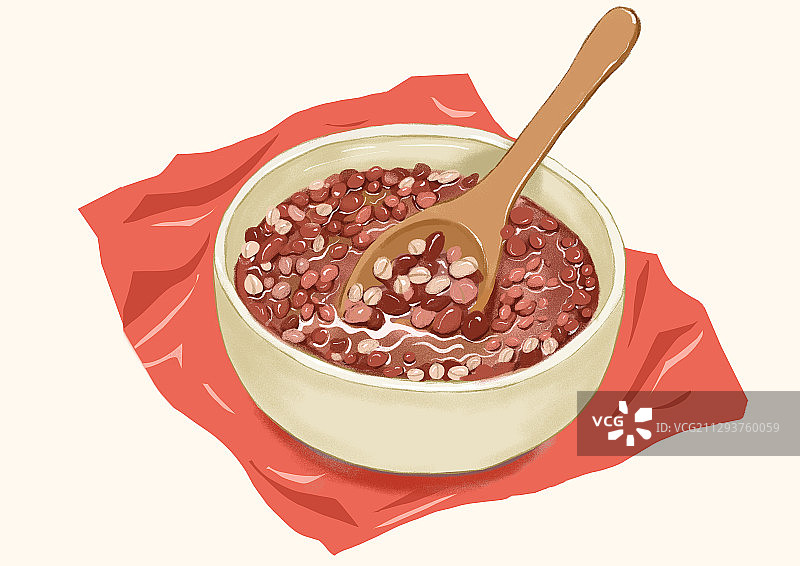  红豆薏米粥图片素材