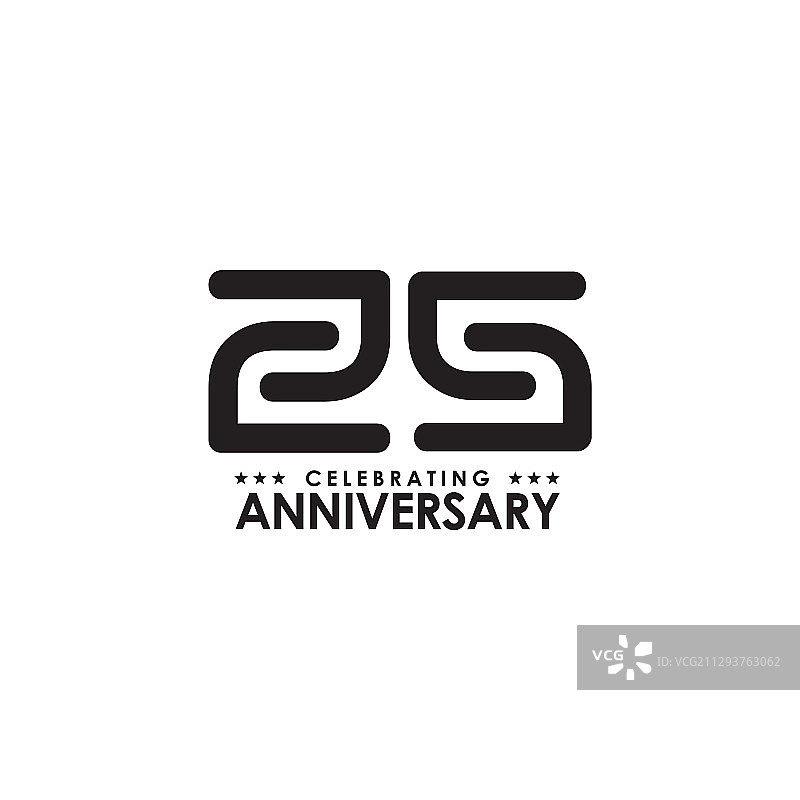 25周年纪念徽标图片素材
