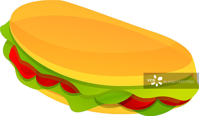 卡通风格墨西哥美食图标图片素材