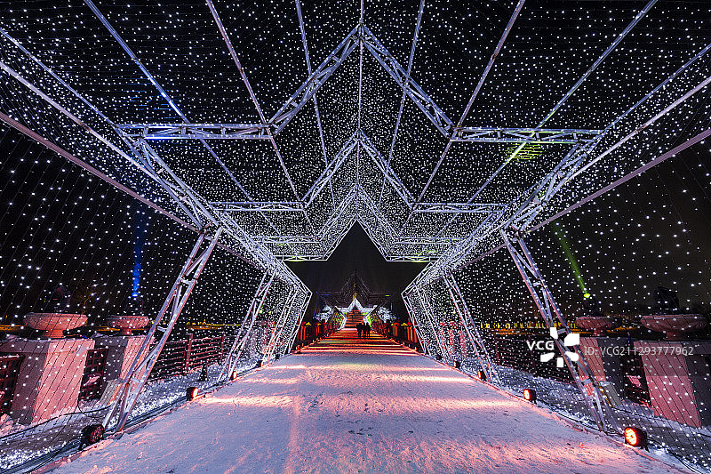 长春市雕塑公园冰雪节图片素材