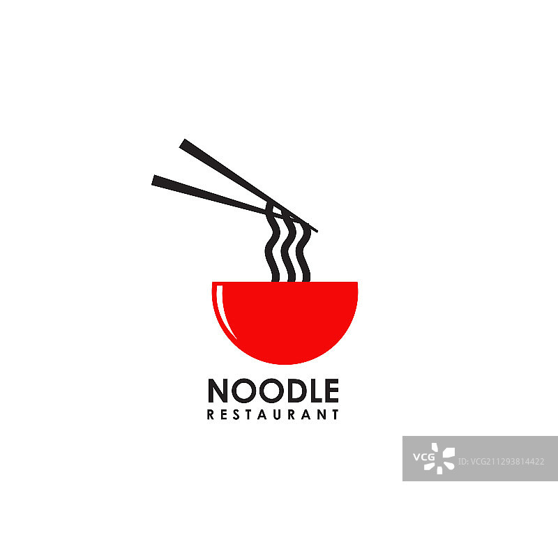 带碗图标的面馆图片素材