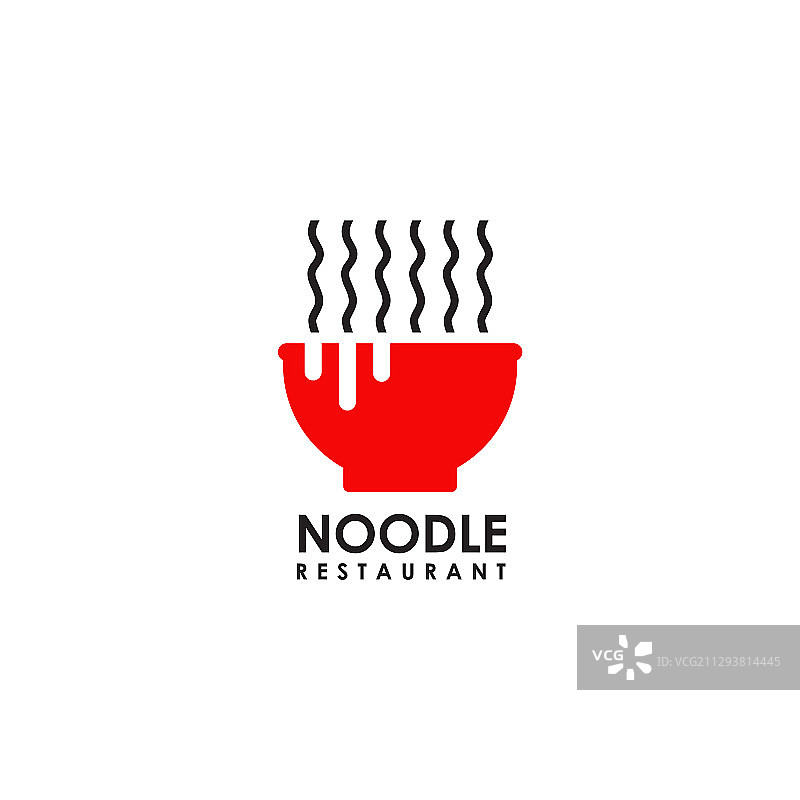 带碗图标的面馆图片素材