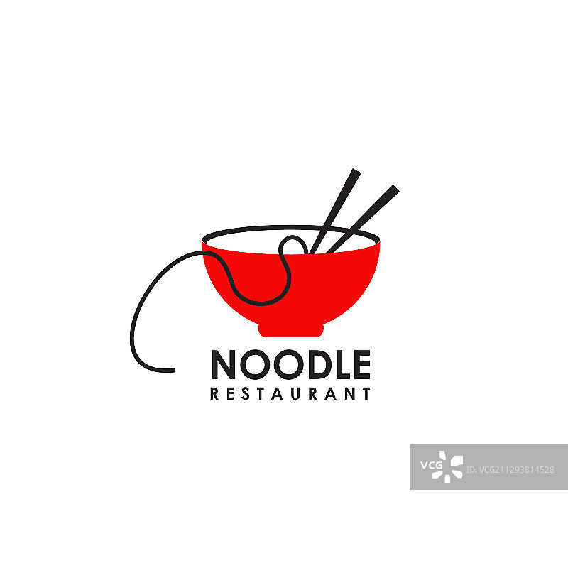 带碗图标的面馆图片素材