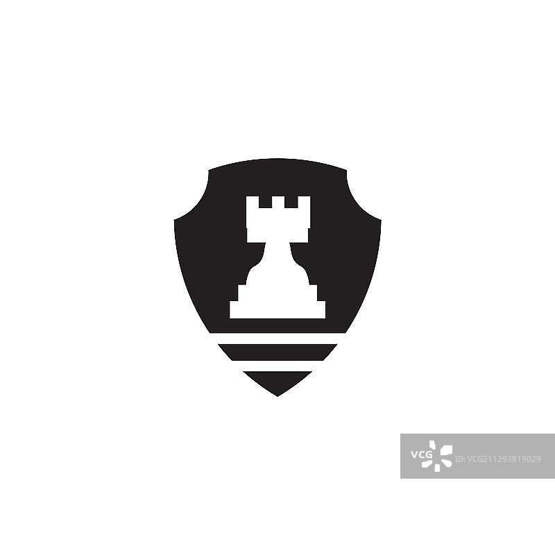 国际象棋运动Logo设计图标模板图片素材
