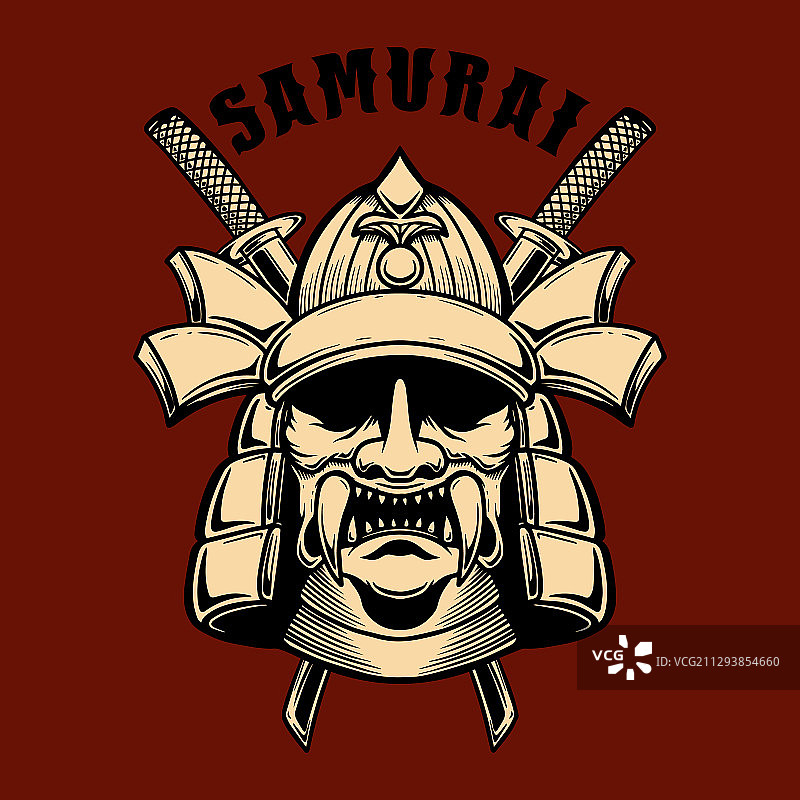 日本武士海报设计元素图片素材