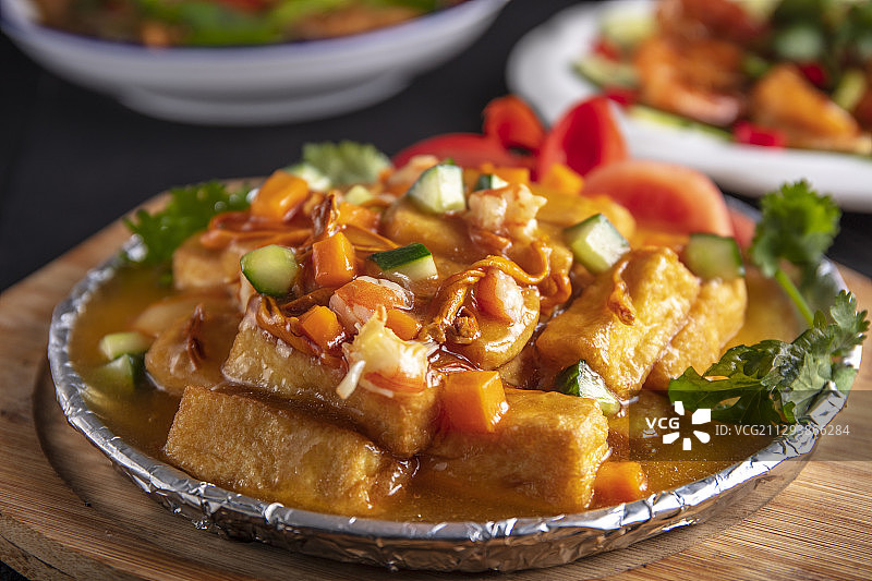 食神豆腐铁板豆腐图片素材