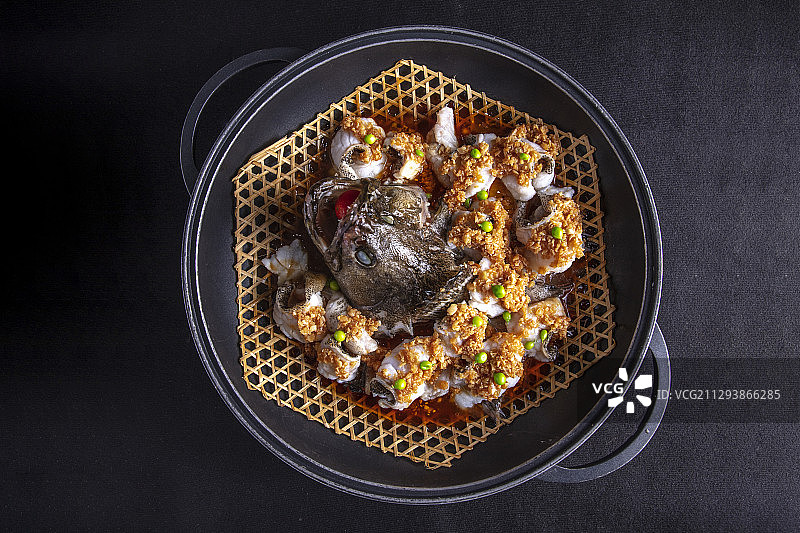 红焖酱香老虎斑图片素材