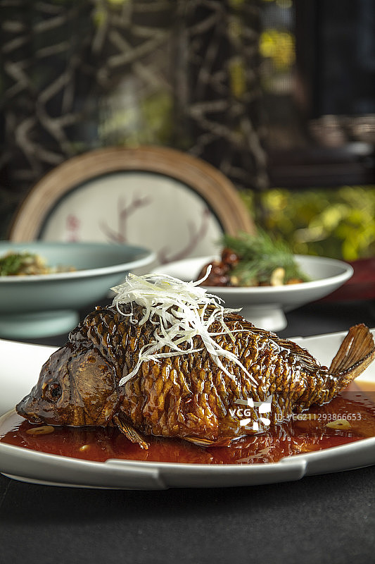 罾蹦鲤鱼图片素材