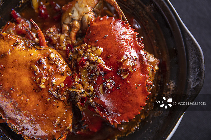 香辣蟹图片素材