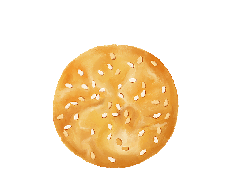 写实烧饼元素图片素材