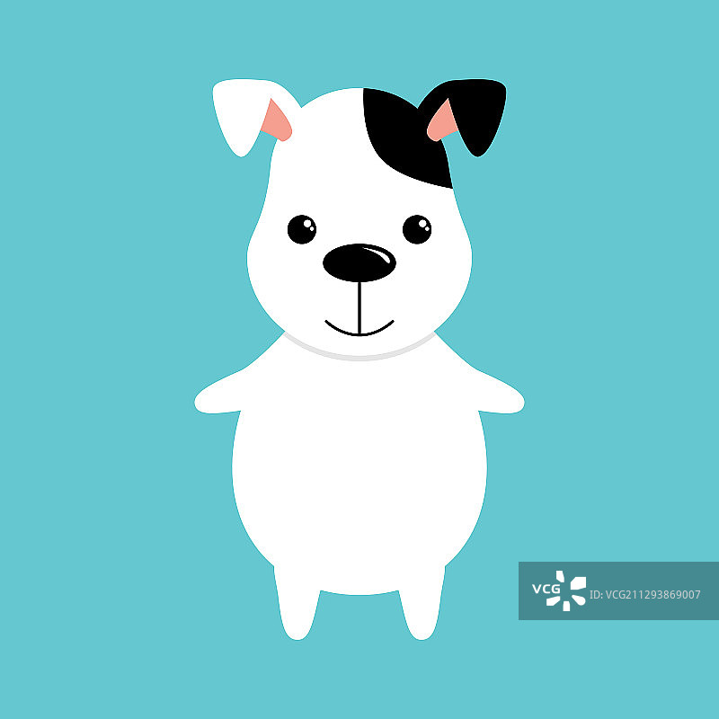 卡通风格的可爱小狗图片素材