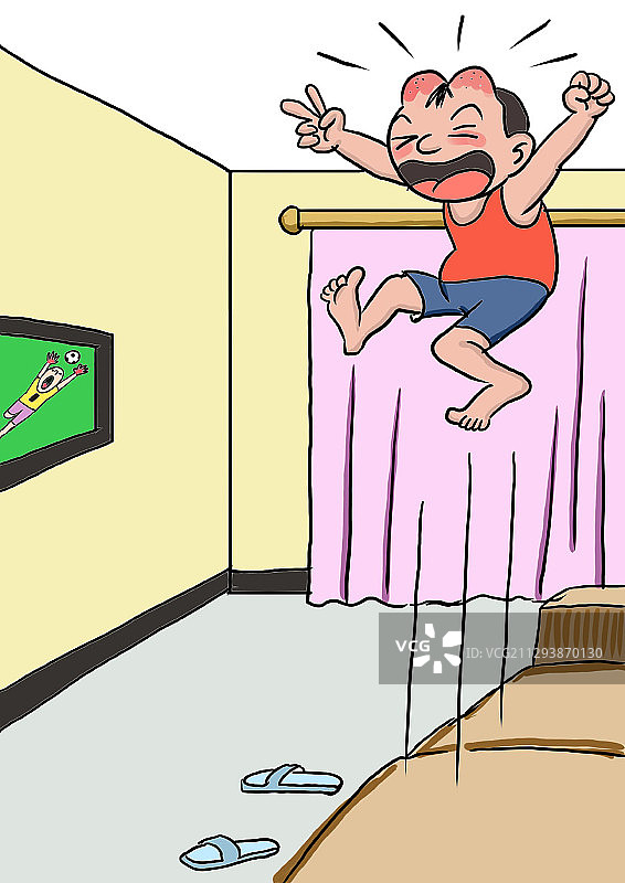 插画：50球迷图片素材