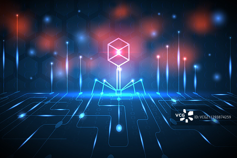 抽象的技术背景图片素材