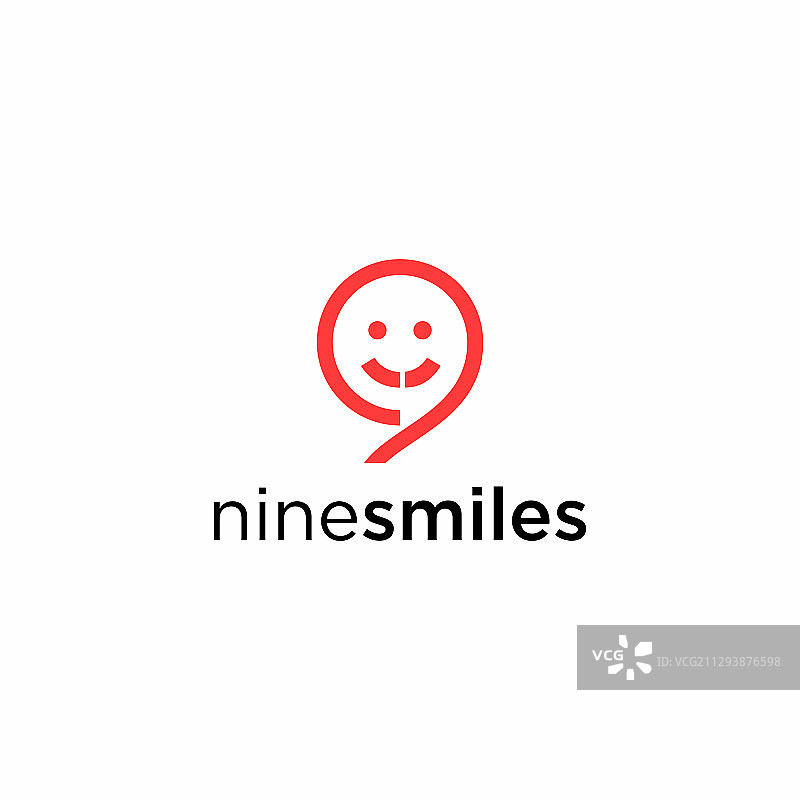 九个笑脸标志图片素材