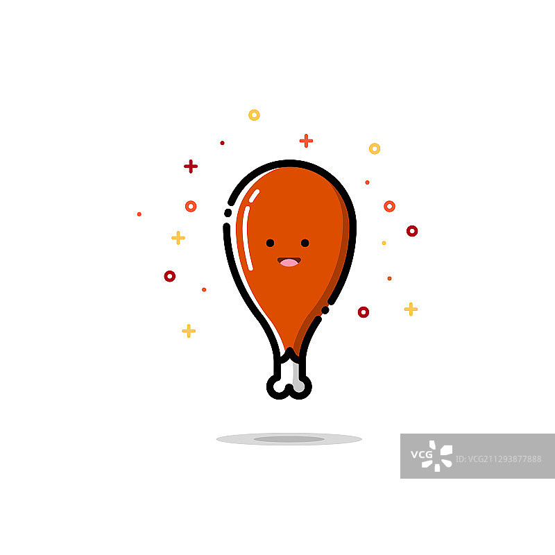 烤鸡（Mbe风格）图片素材