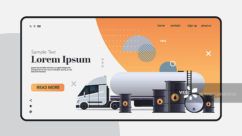 黑色金属汽车油罐车图片素材