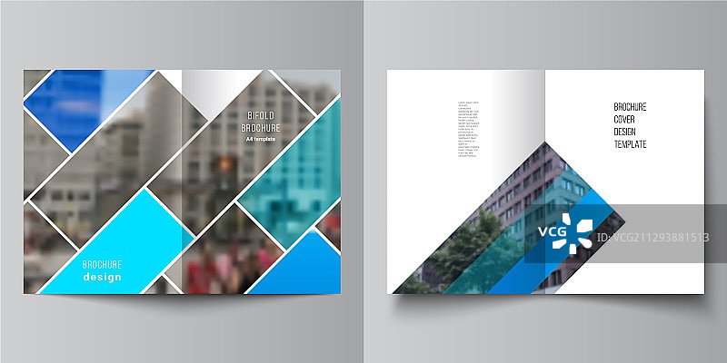 布局两a4格式现代封面图片素材