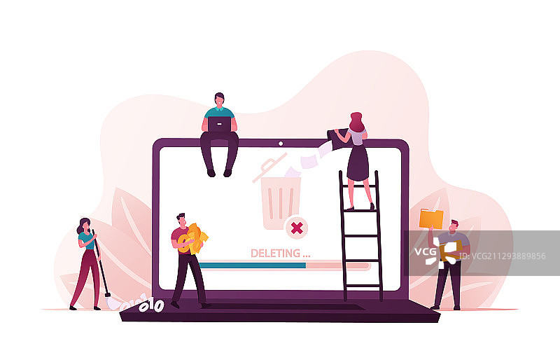 删除信息概念图片素材