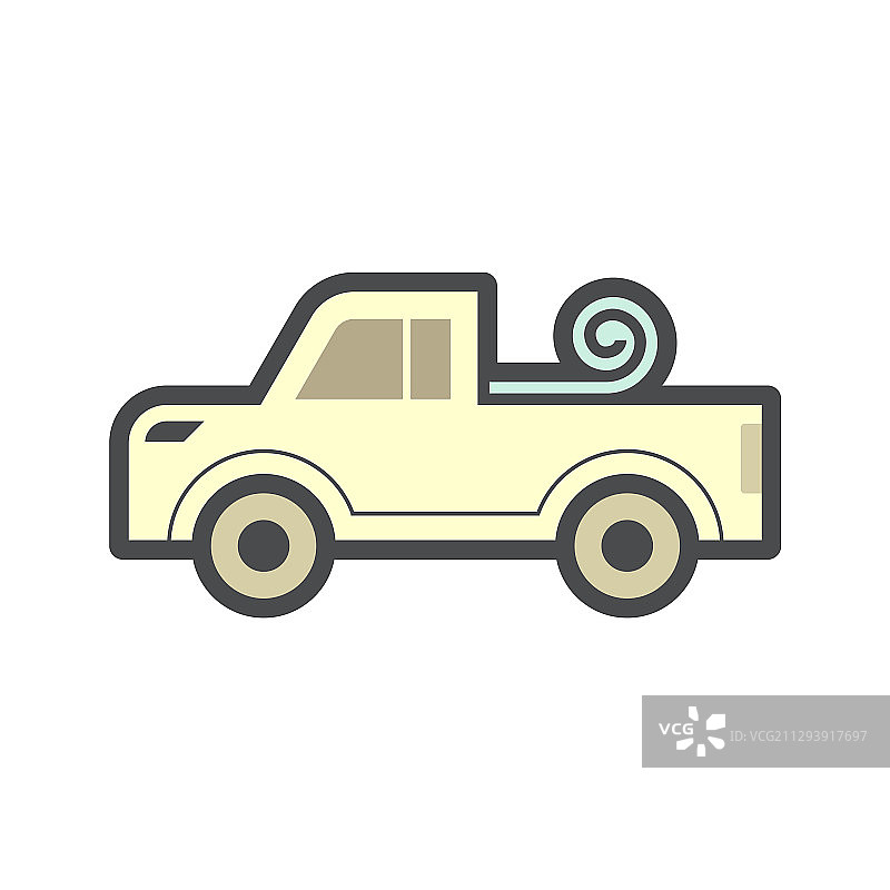 皮卡车配件图标图片素材