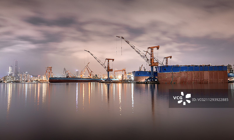 中国辽宁大连钻石湾看大连图片素材