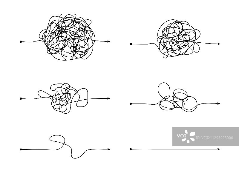 复杂到容易涂写的凌乱线条图片素材