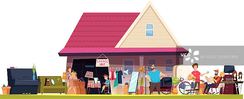 跳蚤市场购物：复古玩具市场图片素材