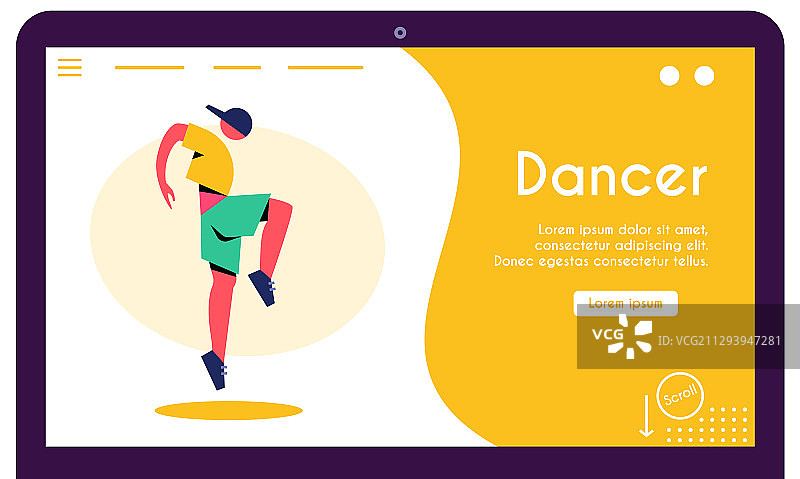 现代与古典舞蹈演员图片素材