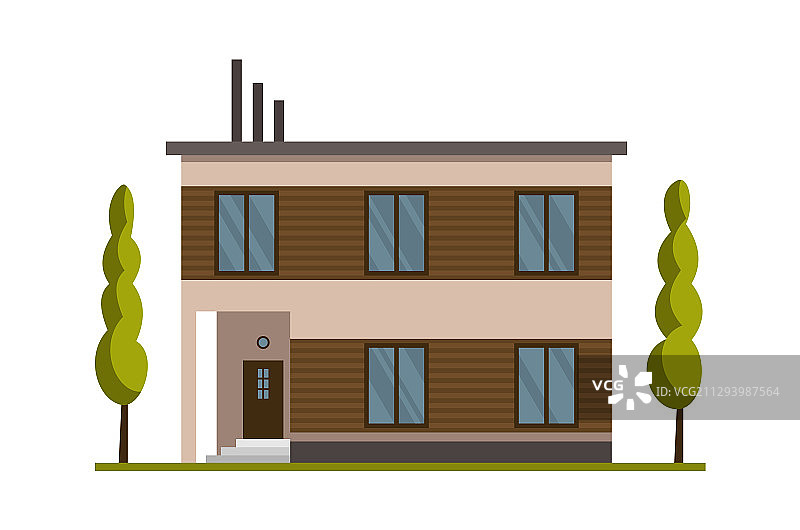 现代乡村住宅预订和生活图片素材