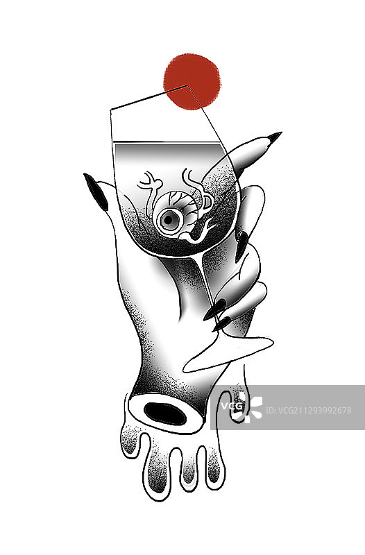 摇晃的红酒杯图片素材