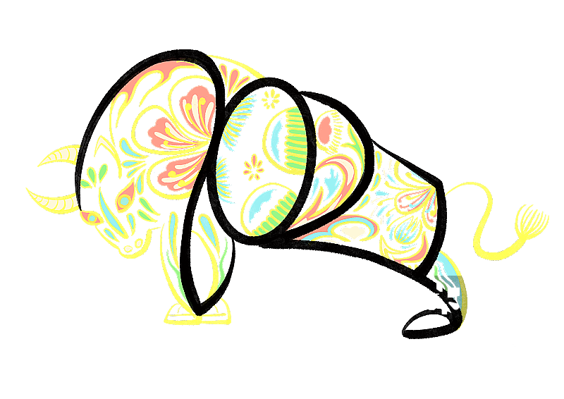 2021牛年大吉图片素材