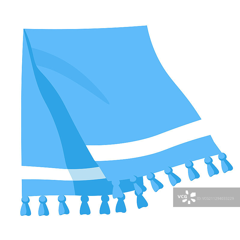 厨房用毛巾或带流苏的纯棉清洁布图片素材