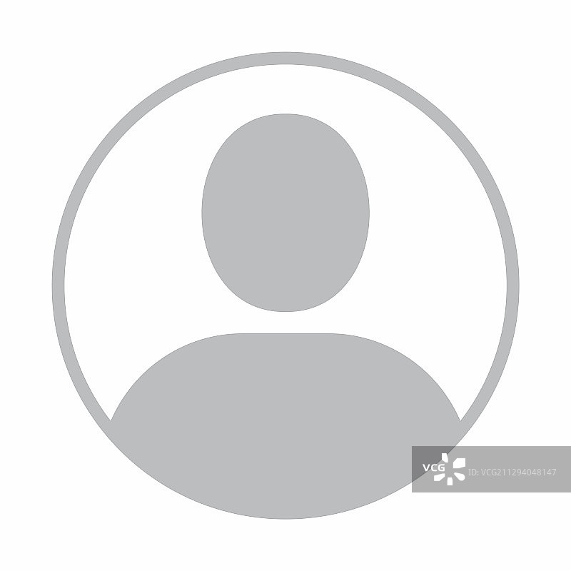 默认头像照片占位符图片素材