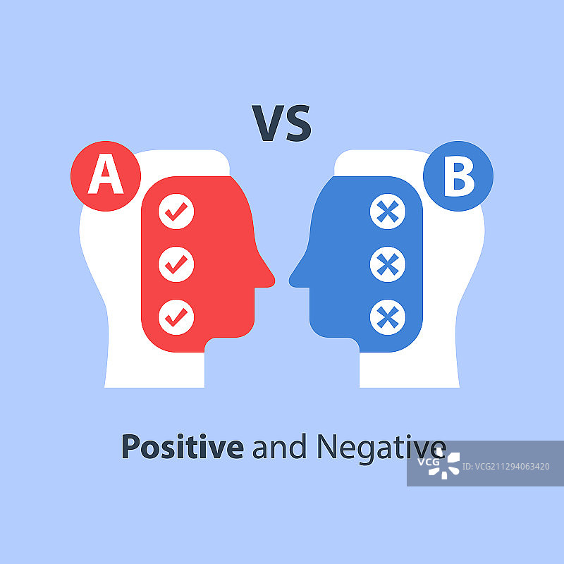 决策优缺点对比概念图片素材