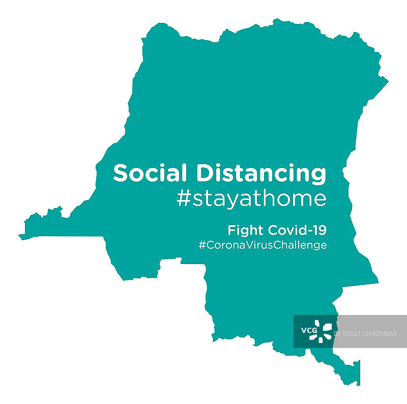 刚果民主共和国地图与社交图片素材